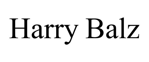 Trademark Logo HARRY BALZ