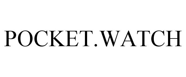 Trademark Logo POCKET.WATCH