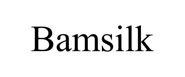 Trademark Logo BAMSILK