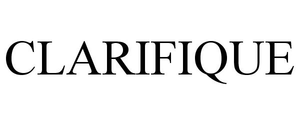 Trademark Logo CLARIFIQUE