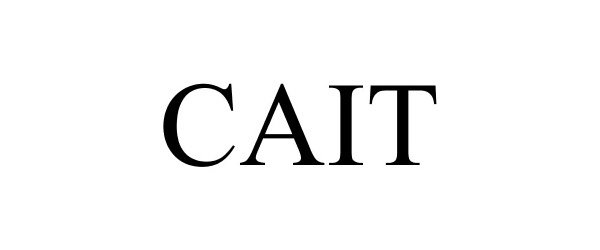 Trademark Logo CAIT