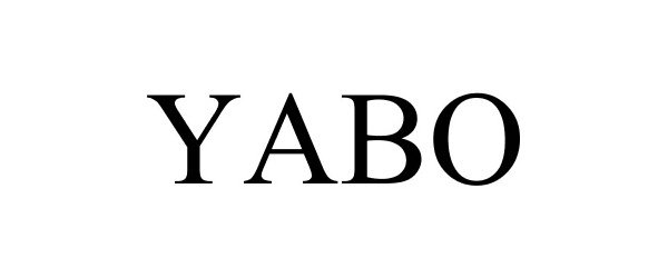 Trademark Logo YABO