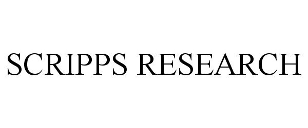 Trademark Logo SCRIPPS RESEARCH