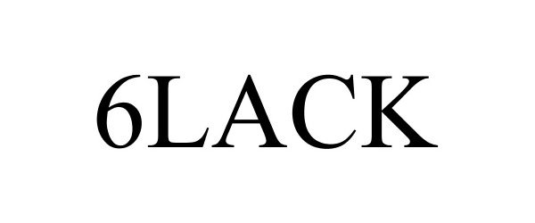 Trademark Logo 6LACK
