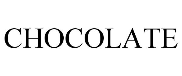 Trademark Logo CHOCOLATE