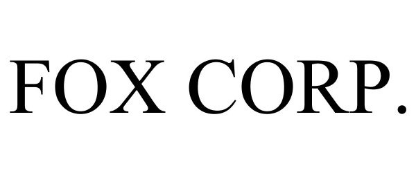 Trademark Logo FOX CORP.