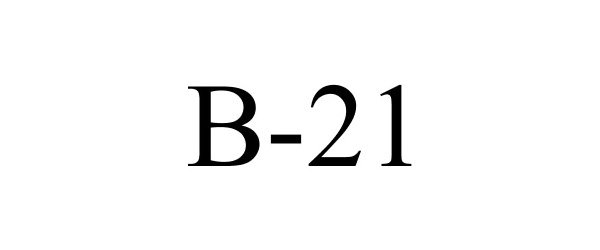 Trademark Logo B-21