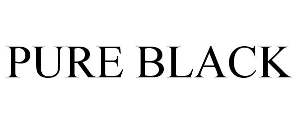 Trademark Logo PURE BLACK