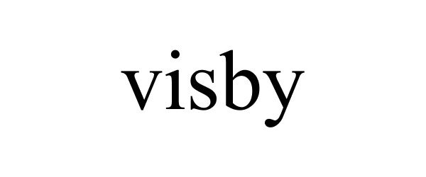 Trademark Logo VISBY