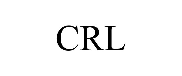 Trademark Logo CRL