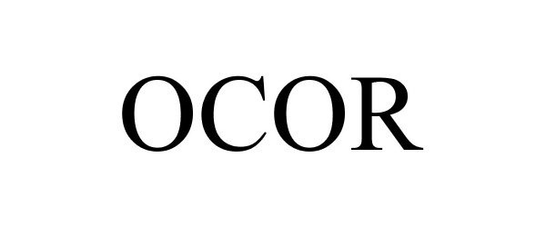Trademark Logo OCOR