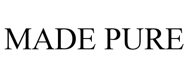 Trademark Logo MADE PURE