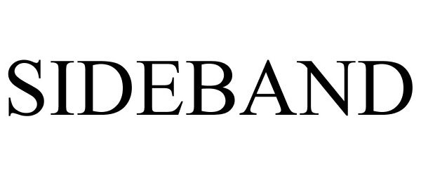 Trademark Logo SIDEBAND