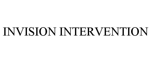  INVISION INTERVENTION