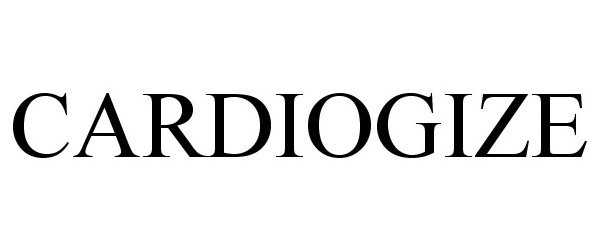 Trademark Logo CARDIOGIZE
