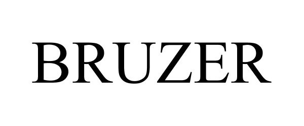 Trademark Logo BRUZER