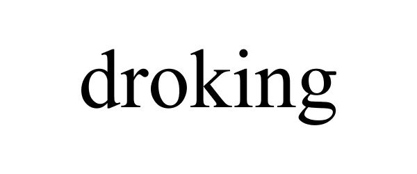 Trademark Logo DROKING