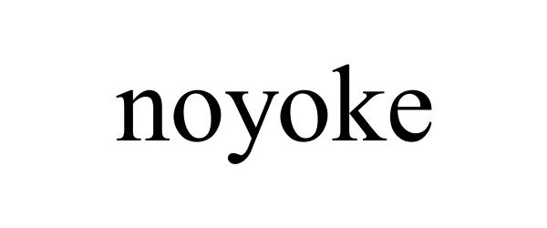 Trademark Logo NOYOKE