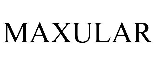 Trademark Logo MAXULAR