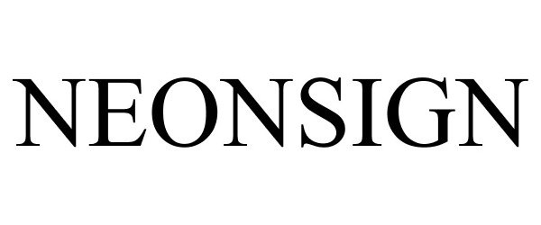 Trademark Logo NEONSIGN