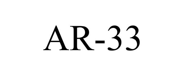 Trademark Logo AR-33