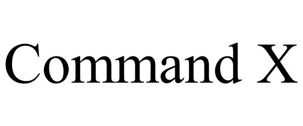 Trademark Logo COMMAND X