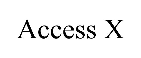 Trademark Logo ACCESS X