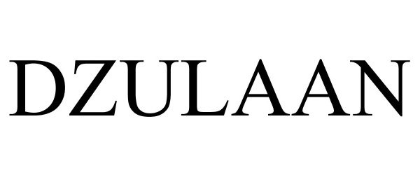 Trademark Logo DZULAAN