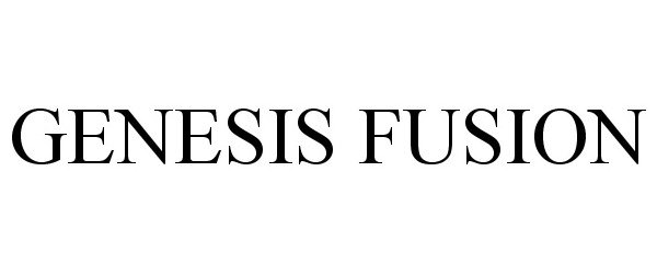 Trademark Logo GENESIS FUSION