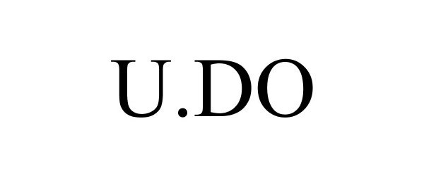Trademark Logo U.DO