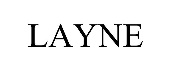 Trademark Logo LAYNE