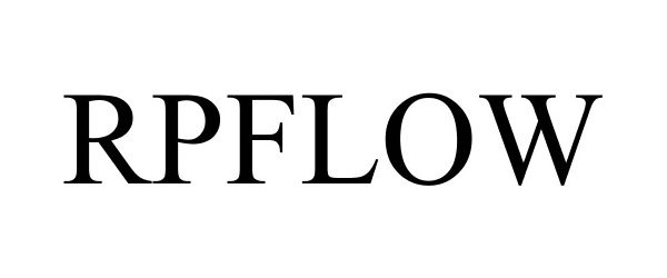 Trademark Logo RPFLOW