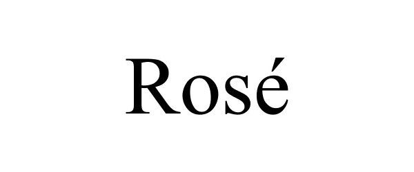 Trademark Logo ROSÉ