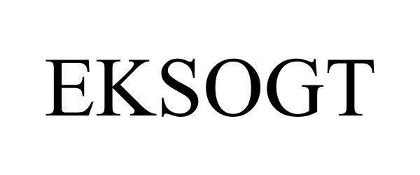 Trademark Logo EKSOGT