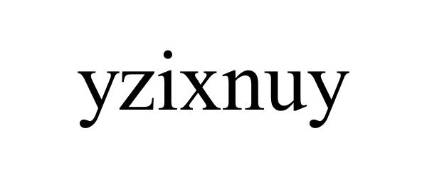 Trademark Logo YZIXNUY