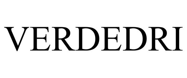 Trademark Logo VERDEDRI