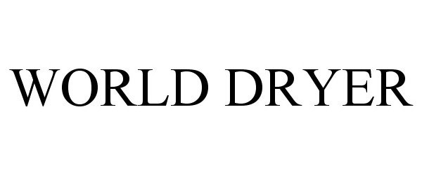 Trademark Logo WORLD DRYER