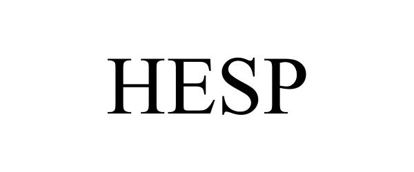 Trademark Logo HESP