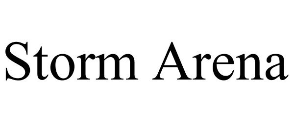 Trademark Logo STORM ARENA