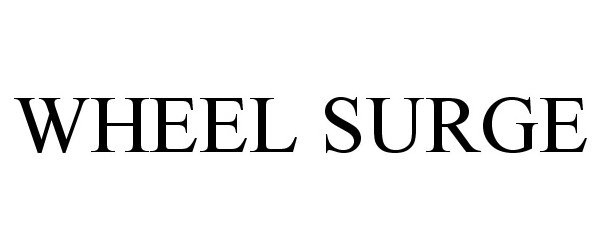 Trademark Logo WHEEL SURGE