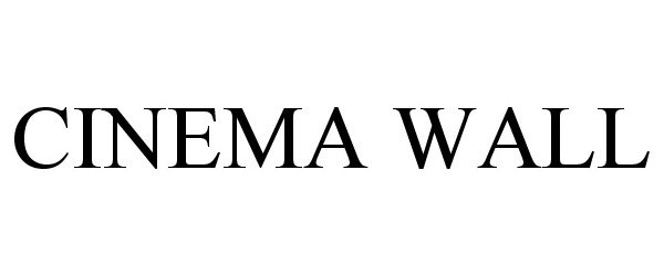 Trademark Logo CINEMA WALL