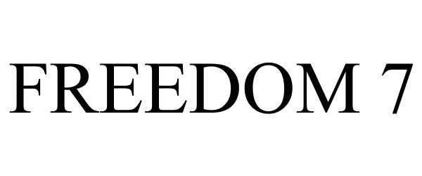 Trademark Logo FREEDOM 7