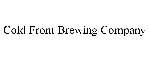  COLD FRONT BREWING COMPANY