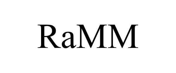 Trademark Logo RAMM