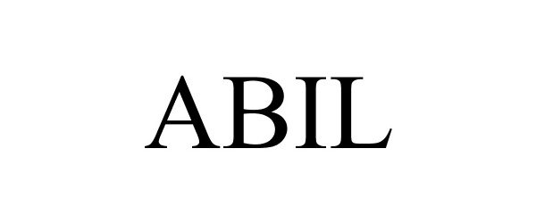 Trademark Logo ABIL