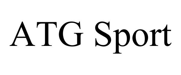 Trademark Logo ATG SPORT