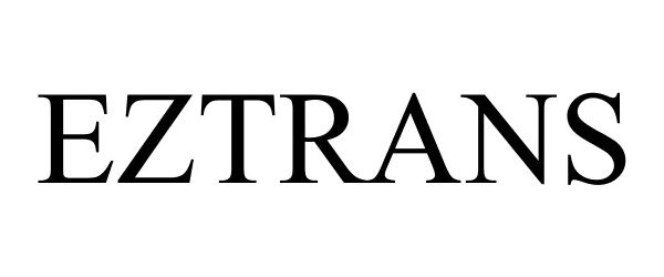 Trademark Logo EZTRANS
