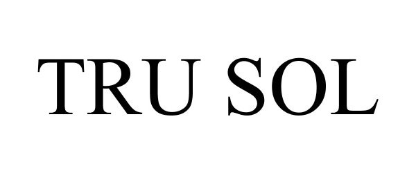 Trademark Logo TRU SOL