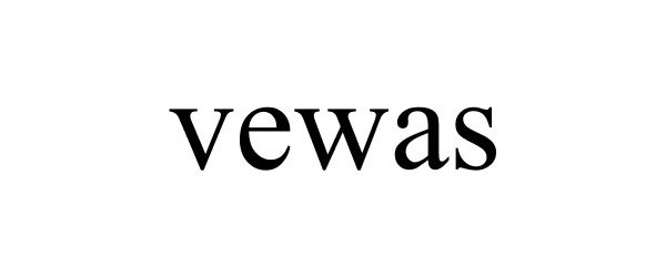 Trademark Logo VEWAS