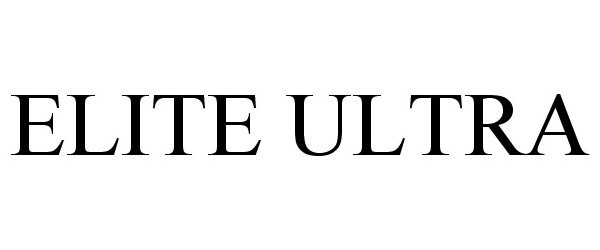 Trademark Logo ELITE ULTRA